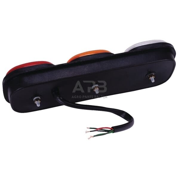 Galinis žibintas stačiakampis, 12/24V, 334x112x57mm, Britax L1300LB 1