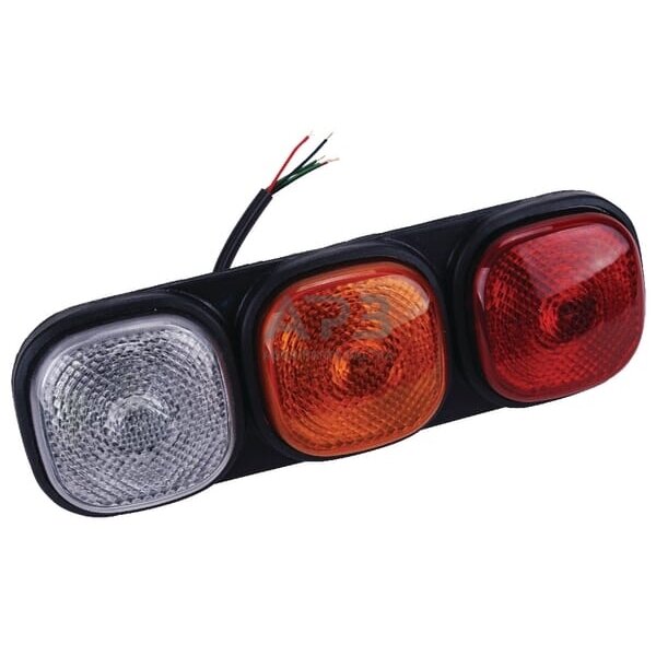 Galinis žibintas stačiakampis, 12/24V, 334x112x57mm, Britax L1300LB Galinis žibintas stačiakampis, 12/24V, 334x112x57mm, Britax L1300LB