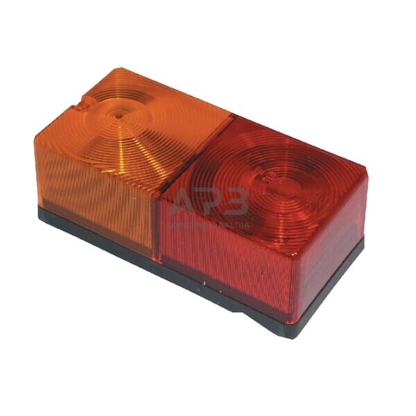 Galinis žibintas stačiakampis, 12/24V, gintarinėraudona, 160x56x80mm, Britax TOR2446 Galinis žibintas stačiakampis, 12/24V, gintarinėraudona, 160x56x80mm, Britax TOR2446