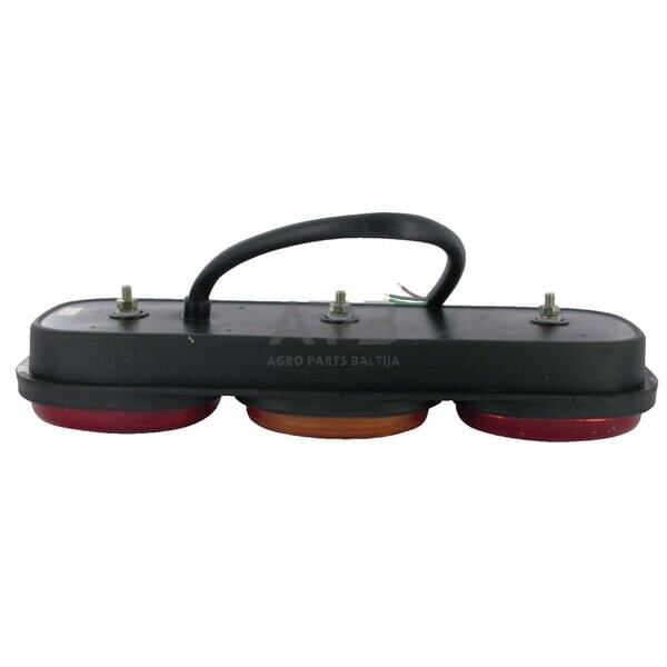 Galinis žibintas stačiakampis, 12/24V, raudona/oranžinė, 334x112x57mm, Britax L1301LB 2 Galinis žibintas stačiakampis, 12/24V, raudona/oranžinė, 334x112x57mm, Britax L1301LB 2