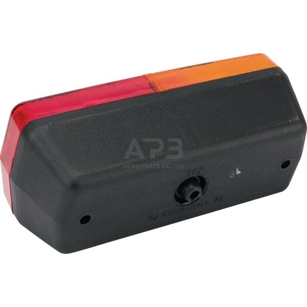 Galinis žibintas stačiakampis, 12V, raudona/gintarinė, 184x76mm AMP kištukas, Cobo 02430000 1 Galinis žibintas stačiakampis, 12V, raudona/gintarinė, 184x76mm AMP kištukas, Cobo 02430000 1