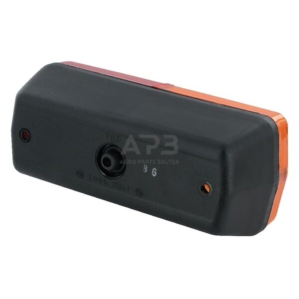 Galinis žibintas stačiakampis, 12V, raudona/gintarinė, 184x76mm AMP kištukas, Cobo 02431000 1 Galinis žibintas stačiakampis, 12V, raudona/gintarinė, 184x76mm AMP kištukas, Cobo 02431000 1