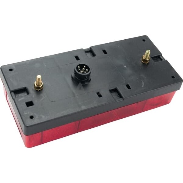 Galinis žibintas stačiakampis, 12V, raudona/gintarinė,  Aspöck 246000007 1 Galinis žibintas stačiakampis, 12V, raudona/gintarinė,  Aspöck 246000007 1