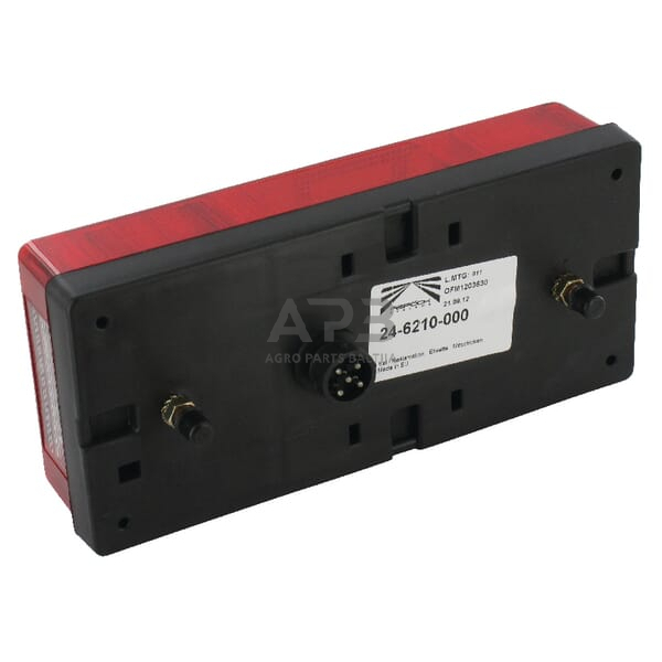 Galinis žibintas stačiakampis, 12V, raudona/gintarinė, Aspöck 246210007 1 Galinis žibintas stačiakampis, 12V, raudona/gintarinė, Aspöck 246210007 1