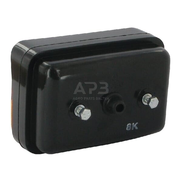 Galinis žibintas stačiakampis, raudona/gintarinė, 120x80mm AMP kištukas, Cobo 02394000 1 Galinis žibintas stačiakampis, raudona/gintarinė, 120x80mm AMP kištukas, Cobo 02394000 1