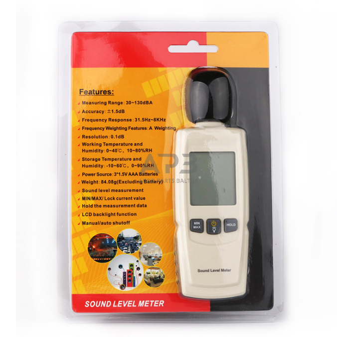 Garso lygio matuoklis 30-130dBA 3 Garso lygio matuoklis 30-130dBA 3
