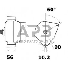 Generatorius Mahle 14V 150A MG162