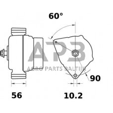 Generatorius Mahle 14V 150A MG757