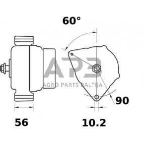 Generatorius Mahle 14V 150A MG757