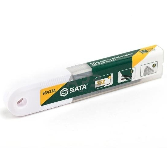 Geležtė nulaužiama peiliui 18x100mm (10vnt) 2 Geležtė nulaužiama peiliui 18x100mm (10vnt) 2