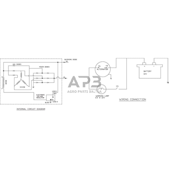 Generatorius gopart 14V 35A ALT1429GP 5 Generatorius gopart 14V 35A ALT1429GP 5