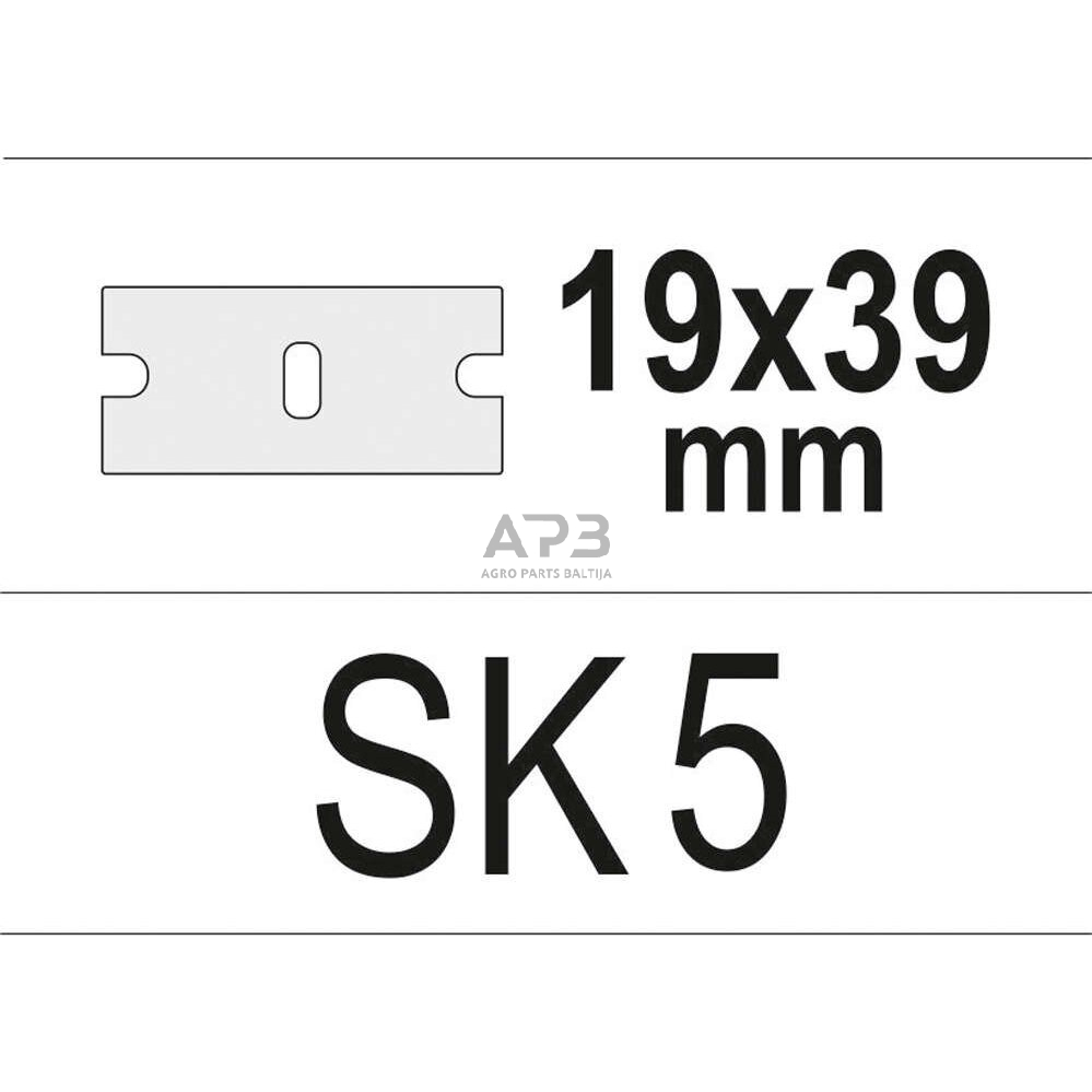 Geležčių stiklo grandikliui 39x200mm rinkinys (10vnt) 1 Geležčių stiklo grandikliui 39x200mm rinkinys (10vnt) 1