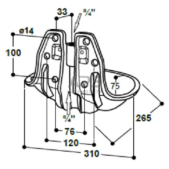 Girdykla Suevia 19R-MS¾", SU1000198 1 Girdykla Suevia 19R-MS¾", SU1000198 1