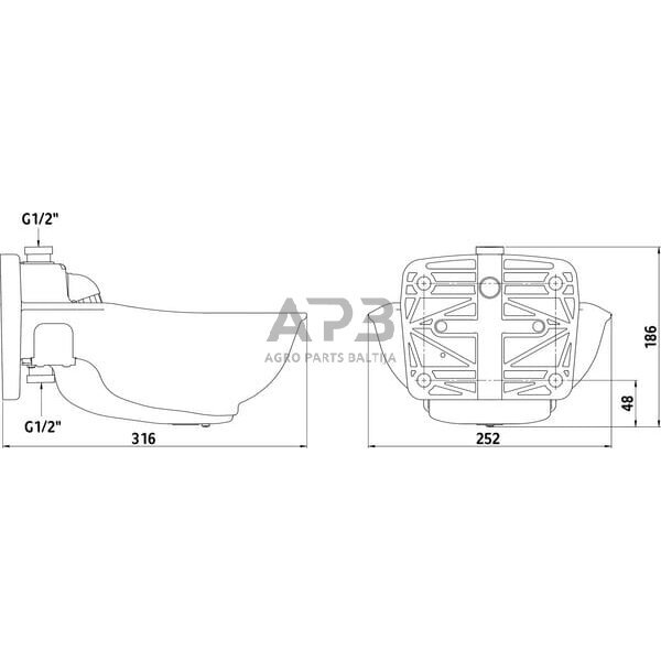 Girdykla šildoma Kerbl HP20-230 RH, WE306 5