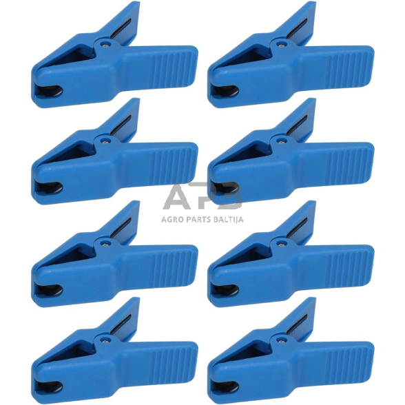 Gnybtų tiesių rinkinys 8vnt. lanksčių žarnų užspaudimui 1 Gnybtų tiesių rinkinys 8vnt. lanksčių žarnų užspaudimui 1