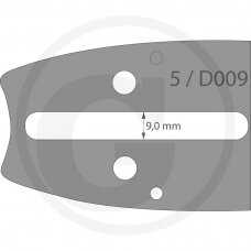 Grandinė pjūklui 2 vnt. su pjovimo juosta Endurance Cut 3/8“ 1,5 mm 50 cm / 20“ 72 nareliai