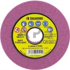 Grandinių galandinimo diskas Tecomec 105,00 x 22,20 x 6,00 mm