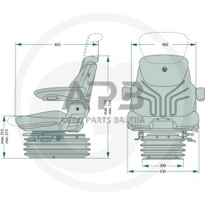 GRAMMER sėdynė Maximo Comfort Plus (MSG 95A/731), 2401288546