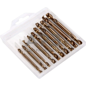 Grąžtų rinkinys HSS dvipusiai (10vnt) 3.0-6.0mm