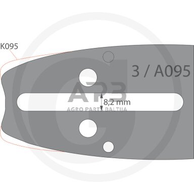Grandinė pjūklui 2 vnt. su pjovimo juosta Endurance Cut .325" 1,5 mm 33 cm / 13“ 56 nareliai