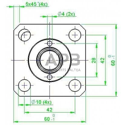 Hidraulinis cilindras greito paleidimo D162555CW0 4