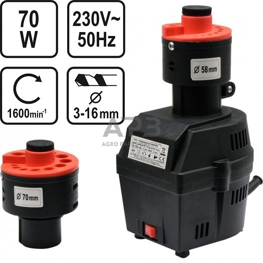 Grąžtų galandinimo staklės 70W, 230V Grąžtų galandinimo staklės 70W, 230V