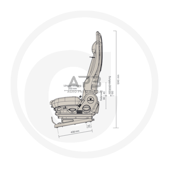 GRAMMER sėdynė Kingman Comfort, MSG90.6PG, 2401141882 4