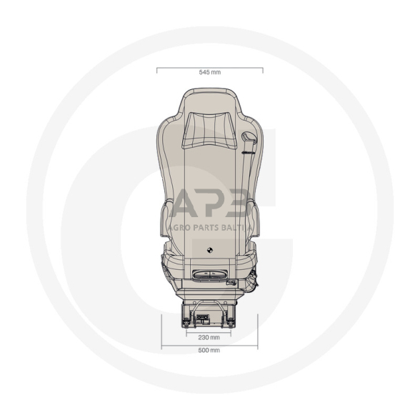 GRAMMER sėdynė Kingman High Performance Basic MSG90.6PG, 2401142117 3 GRAMMER sėdynė Kingman High Performance Basic MSG90.6PG, 2401142117 3