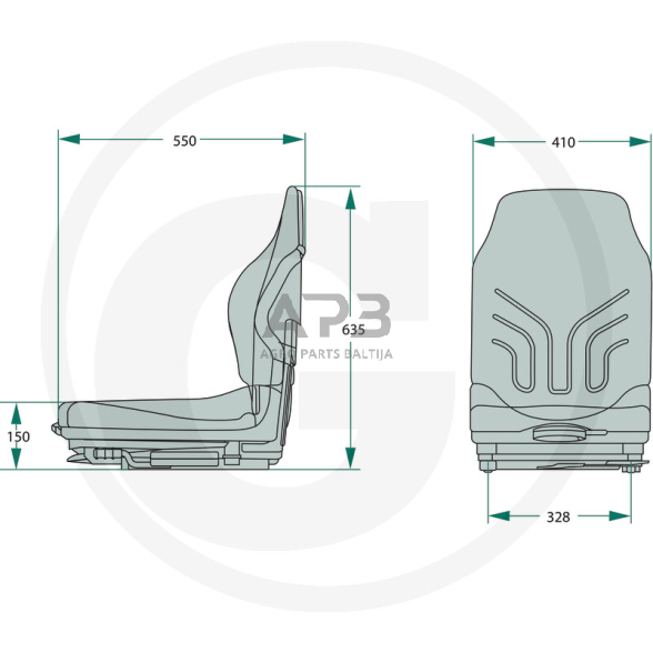 GRAMMER sėdynė MSG20, 240135673 1 GRAMMER sėdynė MSG20, 240135673 1