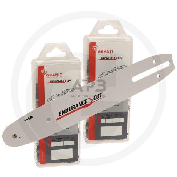 Grandinė pjūklui 2 vnt. su pjovimo juosta Endurance Cut 3/8“ 1,5 mm 50 cm / 20“ 72 nareliai Grandinė pjūklui 2 vnt. su pjovimo juosta Endurance Cut 3/8“ 1,5 mm 50 cm / 20“ 72 nareliai