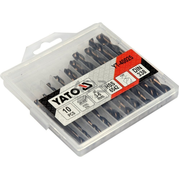 Grąžtų rinkinys HSS dvipusiai (10vnt) 3.0-6.0mm 3 Grąžtų rinkinys HSS dvipusiai (10vnt) 3.0-6.0mm 3