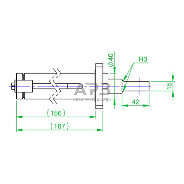 Hidraulinis cilindras greito paleidimo CWP10CD40 2 Hidraulinis cilindras greito paleidimo CWP10CD40 2