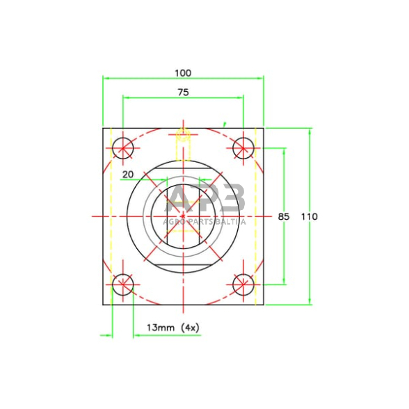 Hidraulinis cilindras greito paleidimo D4060110CW3 2