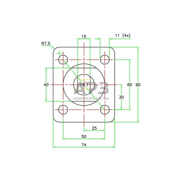 Hidraulinis cilindras greito paleidimo D254075CW1 3
