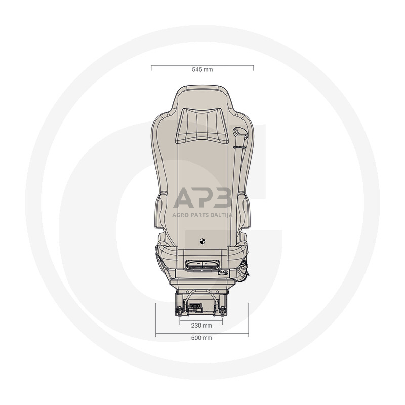 GRAMMER sėdynė Kingman Comfort, MSG90.6PG, 2401141882 3