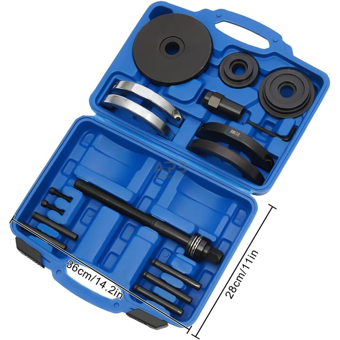 Guolių nuėmimo/uždėjimo rinkinys Ø85mm (VW T5 & Touareg) 1 Guolių nuėmimo/uždėjimo rinkinys Ø85mm (VW T5 & Touareg) 1