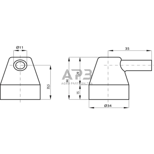 Guminis dangtelis Cobo 17111001 1 Guminis dangtelis Cobo 17111001 1