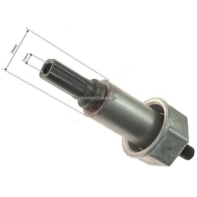 Laikiklio galas 24,00 mm x 4T kvadratas 5.50 mm x 5,50 mm