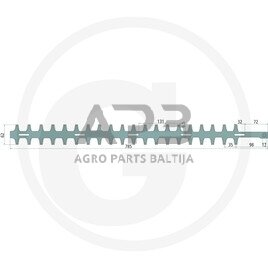 Gyvatvorės žirklių peilis Efco TS 330, TS 355, 056-106, 056106 785,00 mm 1 Gyvatvorės žirklių peilis Efco TS 330, TS 355, 056-106, 056106 785,00 mm 1