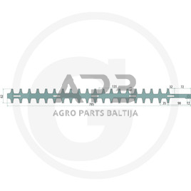 Gyvatvorės žirklių peilis IDEAL TS 330, TS 355, 056-106, 056106 785,00 mm 1 Gyvatvorės žirklių peilis IDEAL TS 330, TS 355, 056-106, 056106 785,00 mm 1