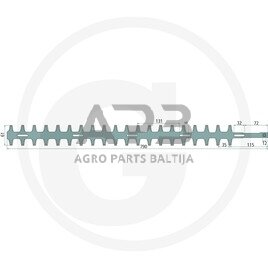 Gyvatvorės žirklių peilis Maruyama HT 230 DL, 056-107, 056107 790,00 mm 1