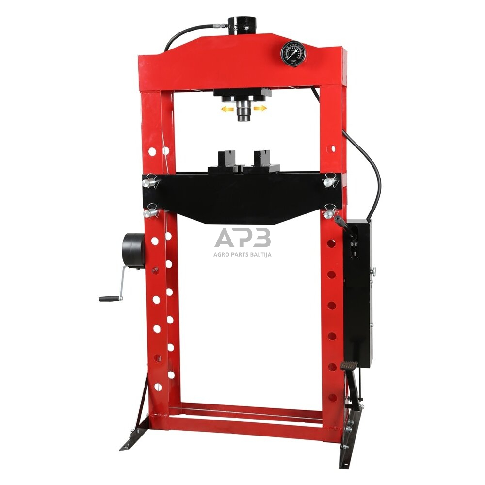Hidraulinis presas su manometru 50t, kojinis Hidraulinis presas su manometru 50t, kojinis