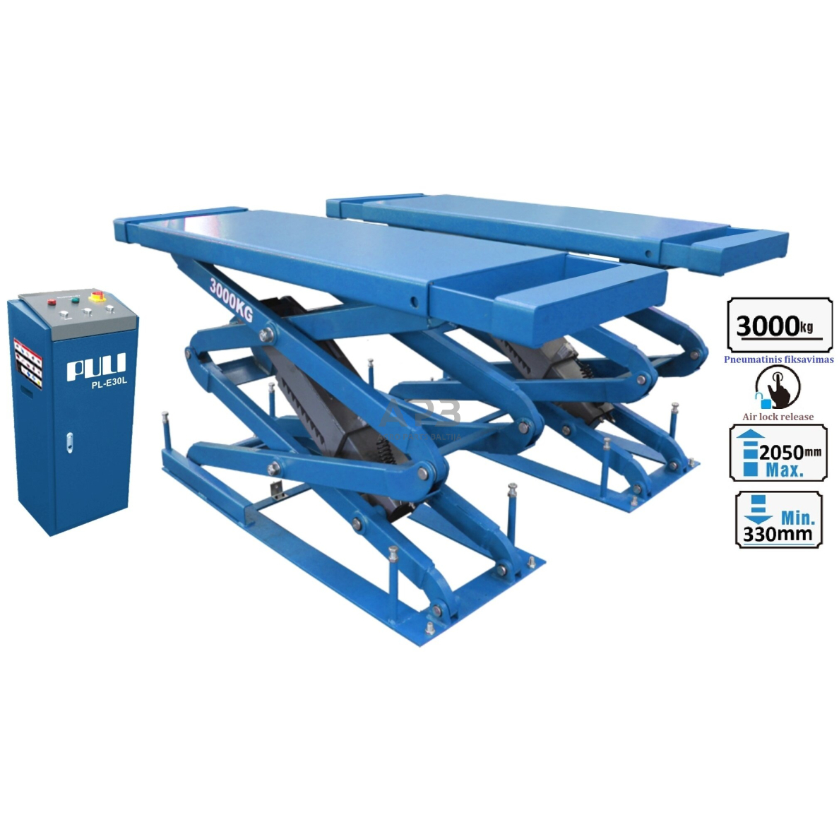 Hidraulinis keltuvas žirklinis 3t 380V Hidraulinis keltuvas žirklinis 3t 380V