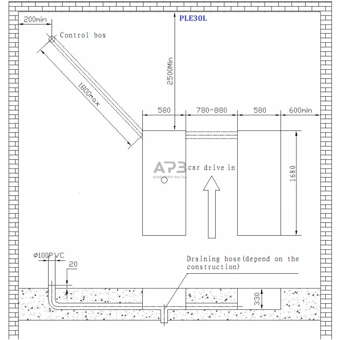 Hidraulinis keltuvas žirklinis 3t 380V 3 Hidraulinis keltuvas žirklinis 3t 380V 3