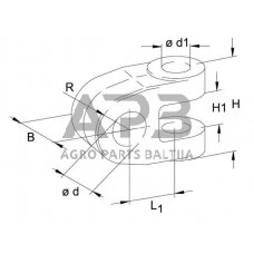 Hidraulinė galvutė 28.2x100mm 309143