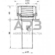 Hidraulinio bako dangtelis Donaldson P171851