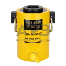 Hidraulinis cilindras 60t (50mm) su kiauryme