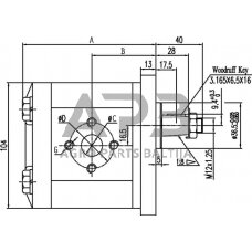 Hidraulinis siurblys gopart GP206S3030C18EGP