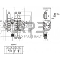 Hidraulinis skirstytuvas 12V, SD63EVP312V