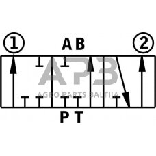 Hidraulinis skirstytuvas SD 5 – 3 sekcijų, G3-38-38-38 L-AET, SD53005